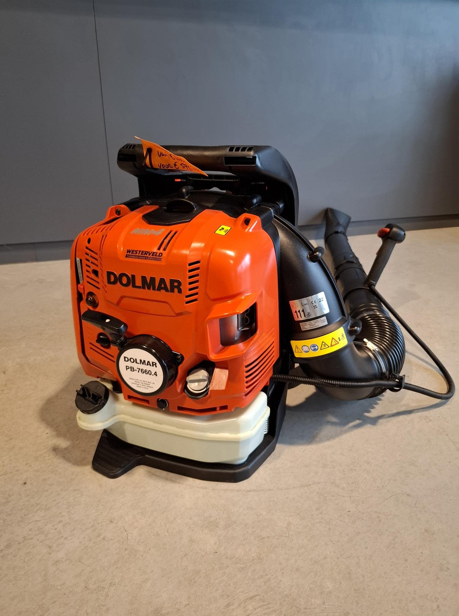 Dolmar ruggedragen bladblazer PB7660.4 4 takt benzine