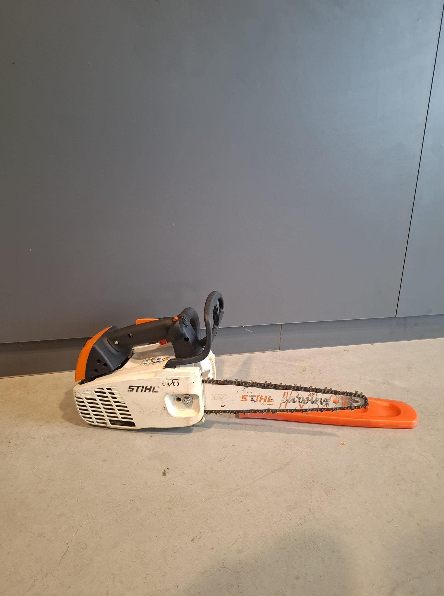 Stihl MS194T tophendel kettingzaag carving - Afbeelding 3