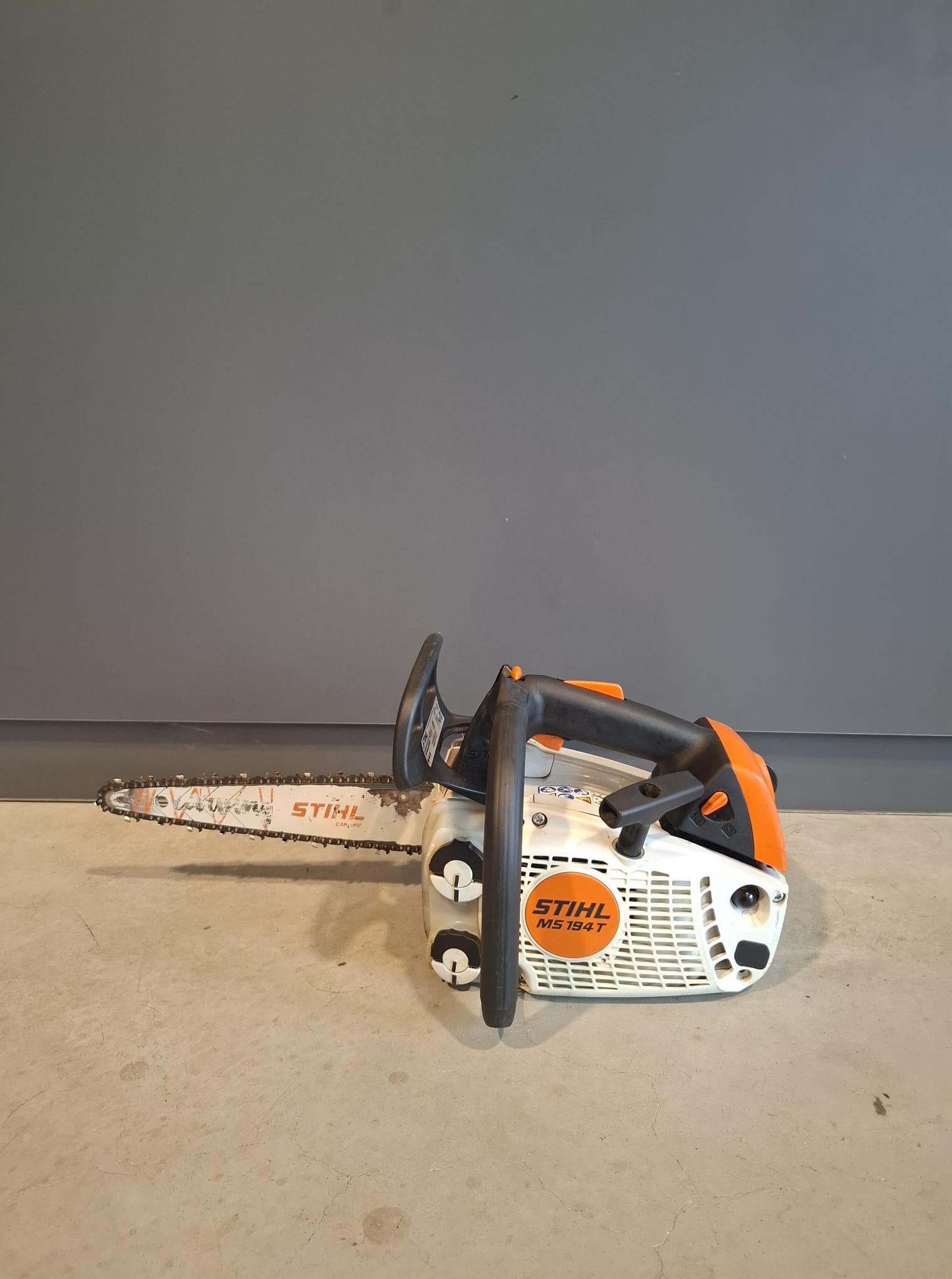 Stihl MS194T tophendel kettingzaag carving